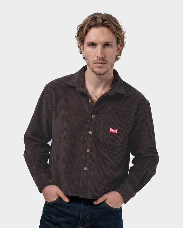 NAVY BOXY CORDUROY - SOBRECAMISAS - Morrison Shoes