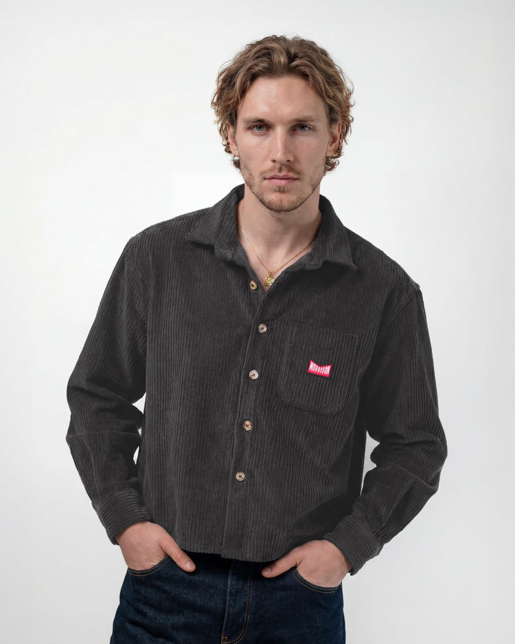NAVY BOXY CORDUROY - SOBRECAMISAS - Morrison Shoes