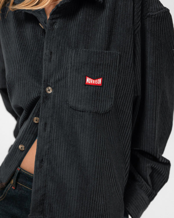 NAVY BOXY CORDUROY - CAMISETA - Morrison Shoes