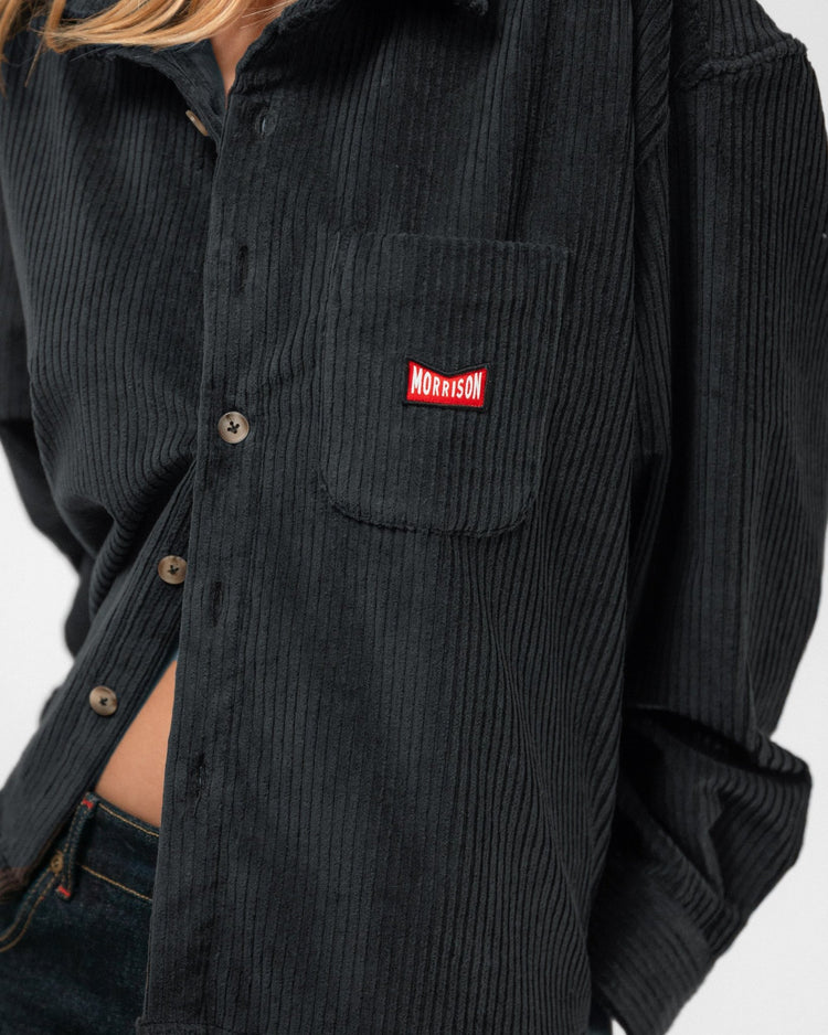 NAVY BOXY CORDUROY - CAMISETA - Morrison Shoes