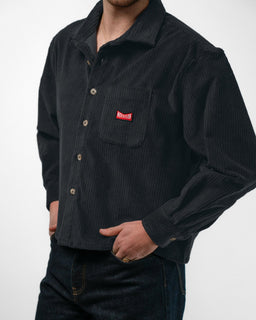 NAVY BOXY CORDUROY - CAMISETA - Morrison Shoes