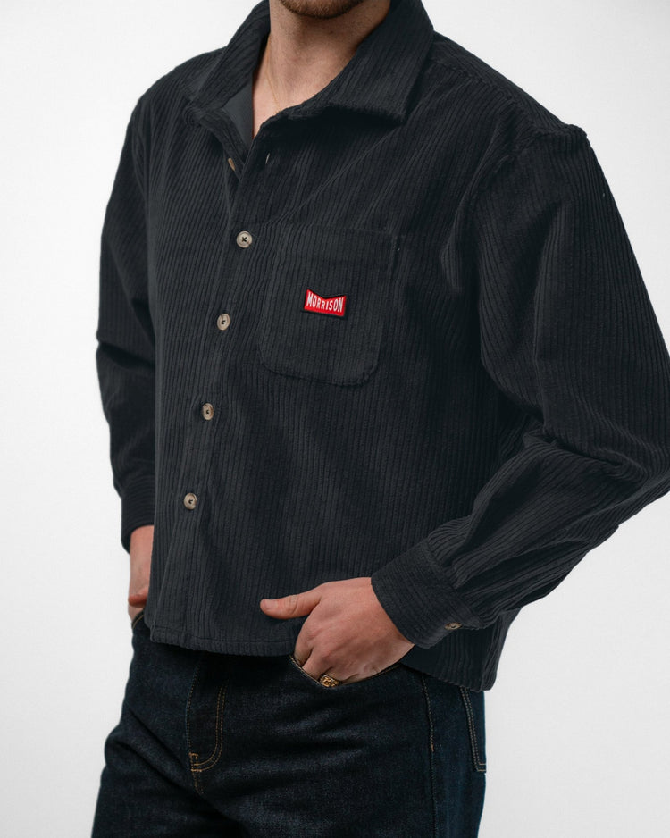 NAVY BOXY CORDUROY - CAMISETA - Morrison Shoes