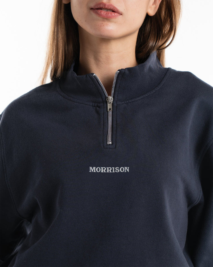 Navy Half Zipper - SUDADERAS - Morrison Shoes [woman]