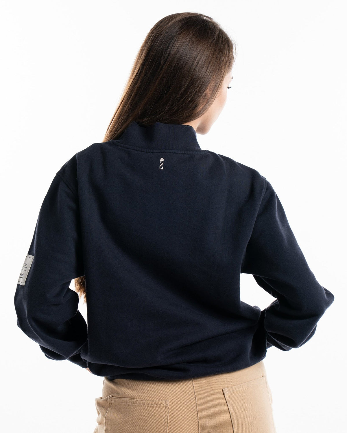 Navy Half Zipper - SUDADERAS - Morrison Shoes [woman]