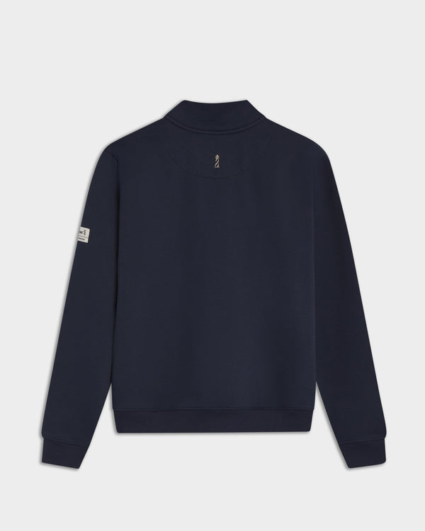 Navy Half Zipper - SUDADERAS - Morrison Shoes