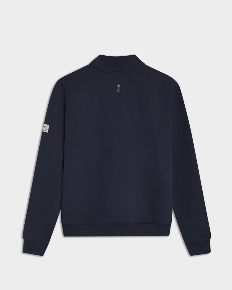 Navy Half Zipper - SUDADERAS - Morrison Shoes