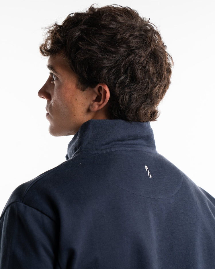 Navy Half Zipper - SUDADERAS - Morrison Shoes [men]