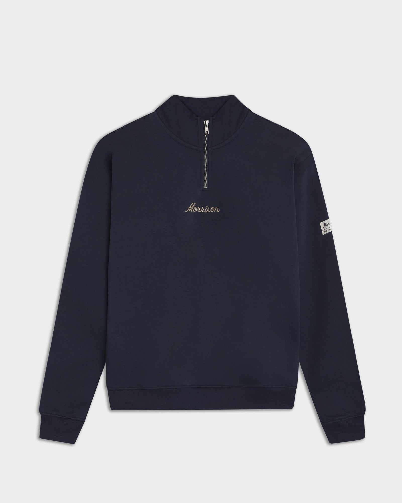 Navy Half Zipper - SUDADERAS - Morrison Shoes