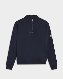 Navy Half Zipper - SUDADERAS - Morrison Shoes