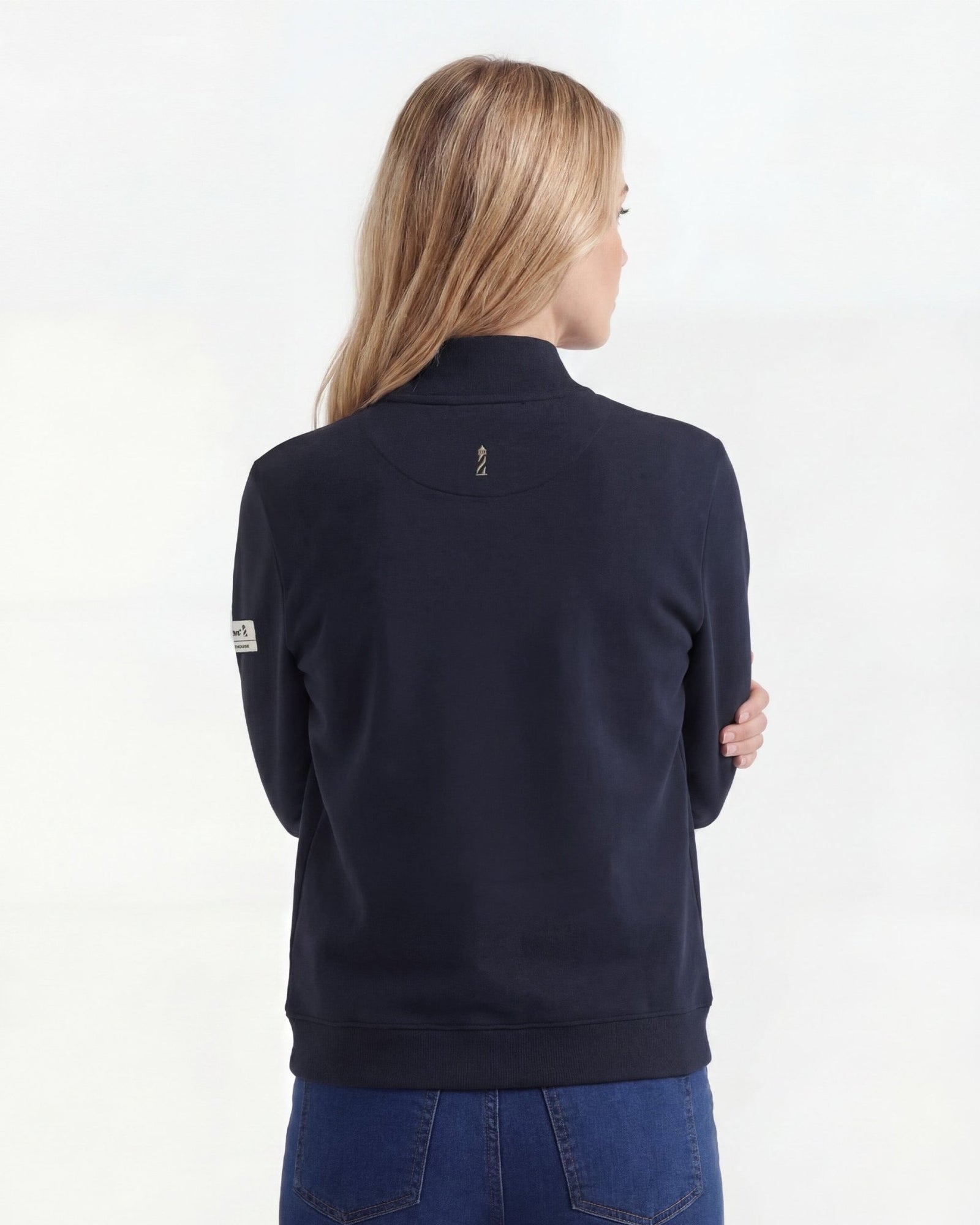 Navy Half Zipper - SUDADERAS - Morrison Shoes