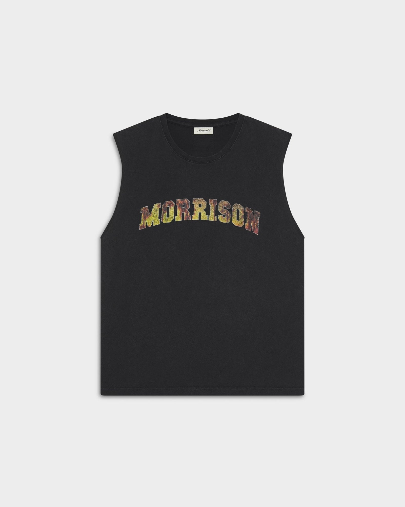 PALM BLACK BOXY TANK TOP - CAMISETAS - Morrison Shoes