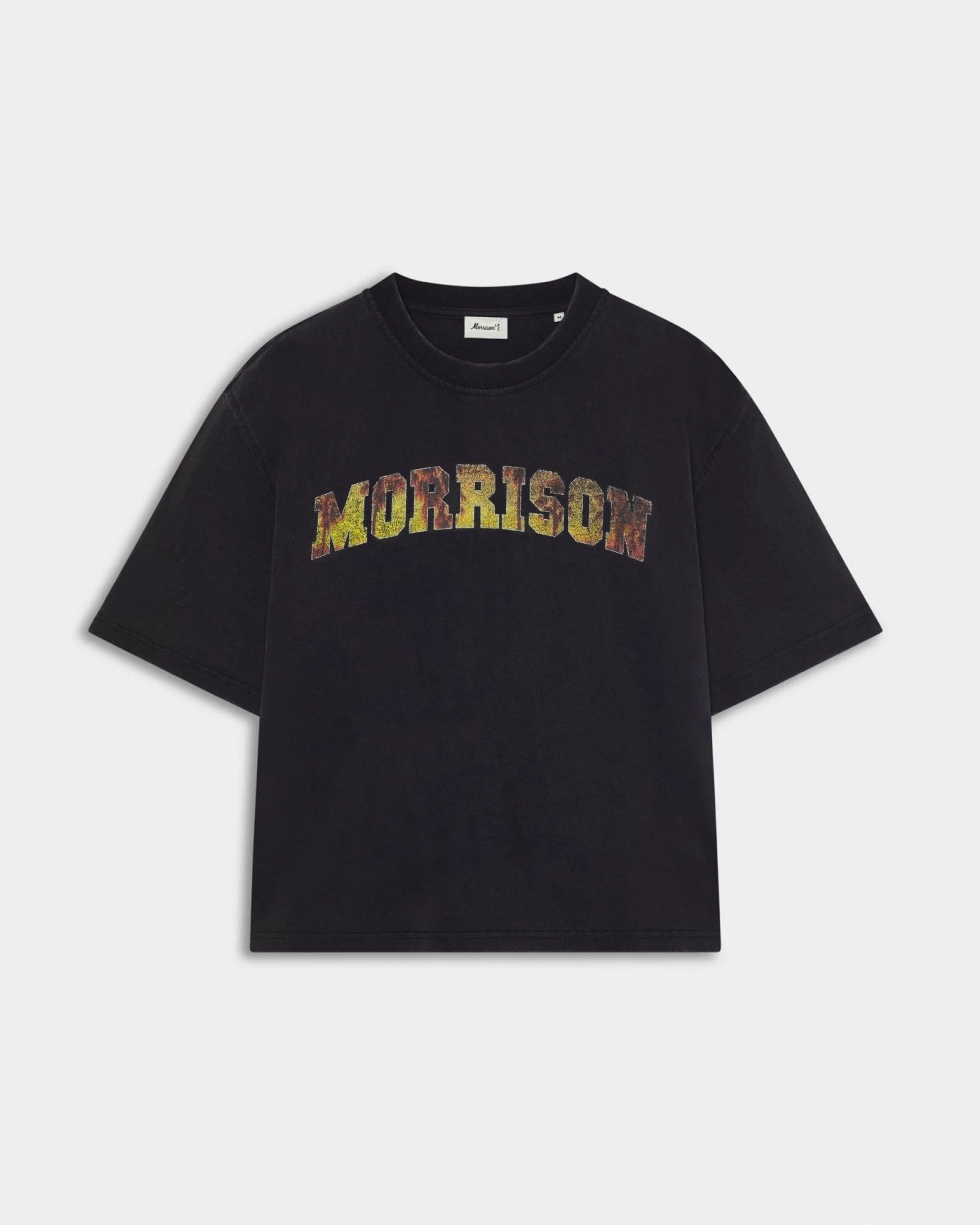 Palm Black Boxy Tee | Morrison – Morrison Shoes
