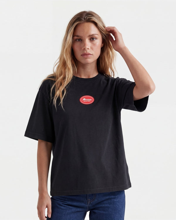 PATCH BLACK BOXY TEE - CAMISETAS - Morrison Shoes