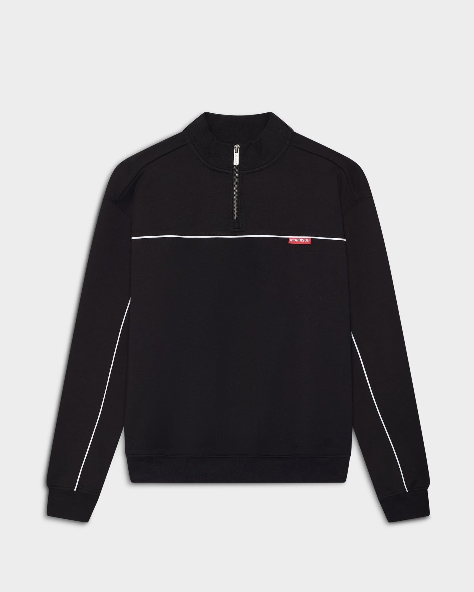 PIPING BLACK HALF ZIP - JERSÉIS - Morrison Shoes