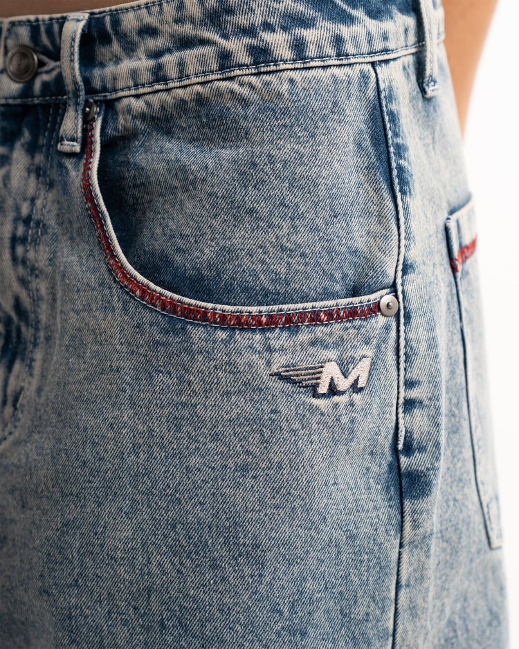 RACING DENIM PANTS - PANTALONES - Morrison Shoes