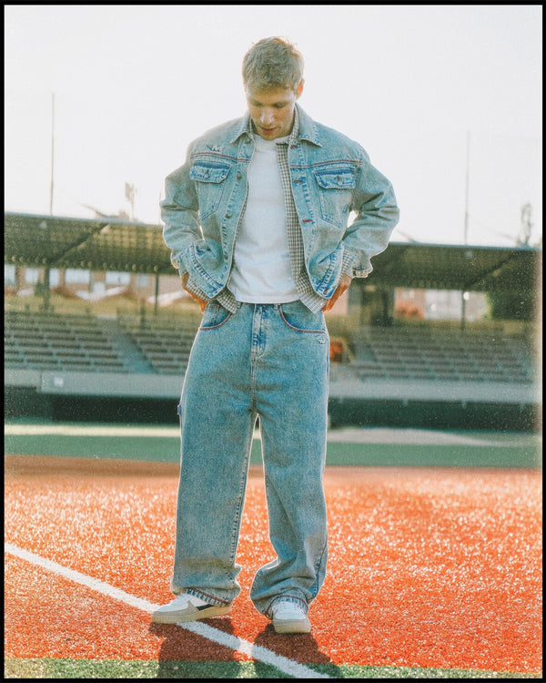 RACING DENIM PANTS - PANTALONES - Morrison Shoes