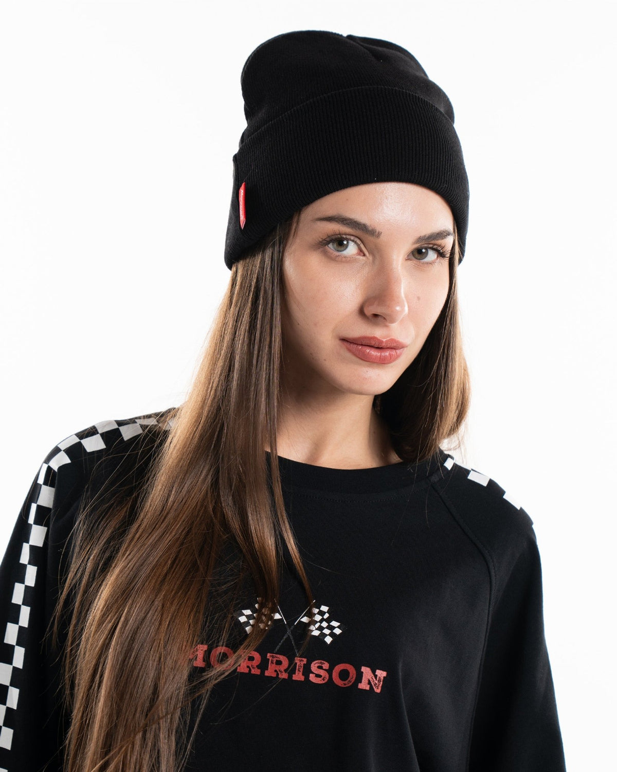 RAW PATCH BLACK BEANIE - CABEZA - Morrison Shoes