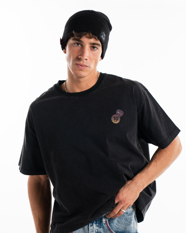 RAW PATCH BLACK BEANIE - CABEZA - Morrison Shoes