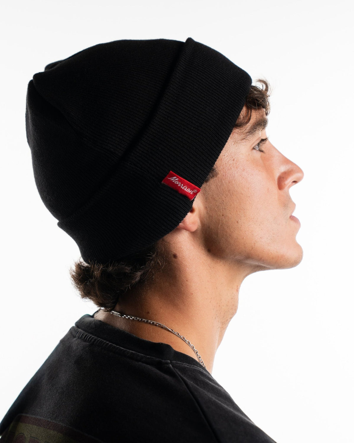 RAW PATCH BLACK BEANIE - CABEZA - Morrison Shoes