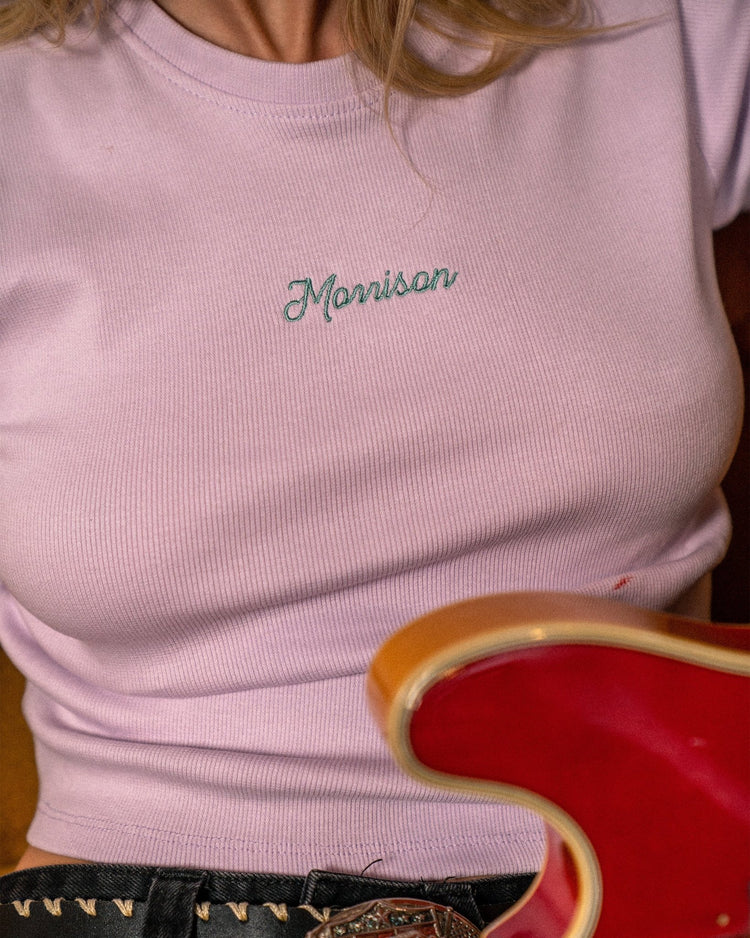 Rib Malva Tee - CAMISETA - Morrison Shoes