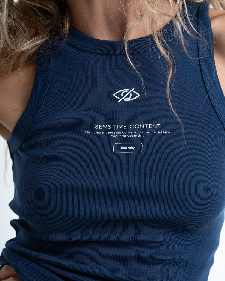 SENSITIVE NAVY TANK TOP - CAMISETAS - Morrison Shoes