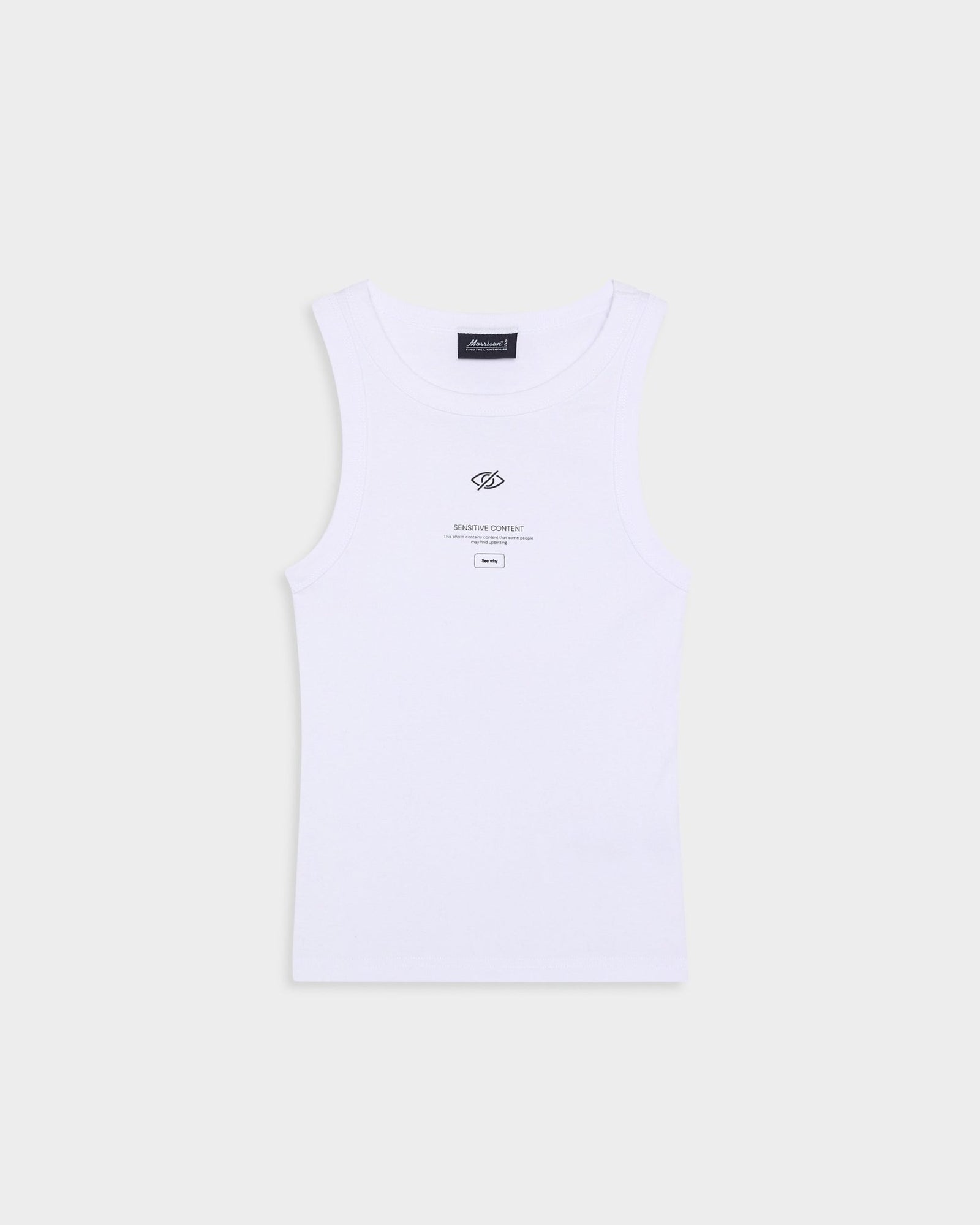 SENSITIVE WHITE TANK TOP - CAMISETAS - Morrison Shoes