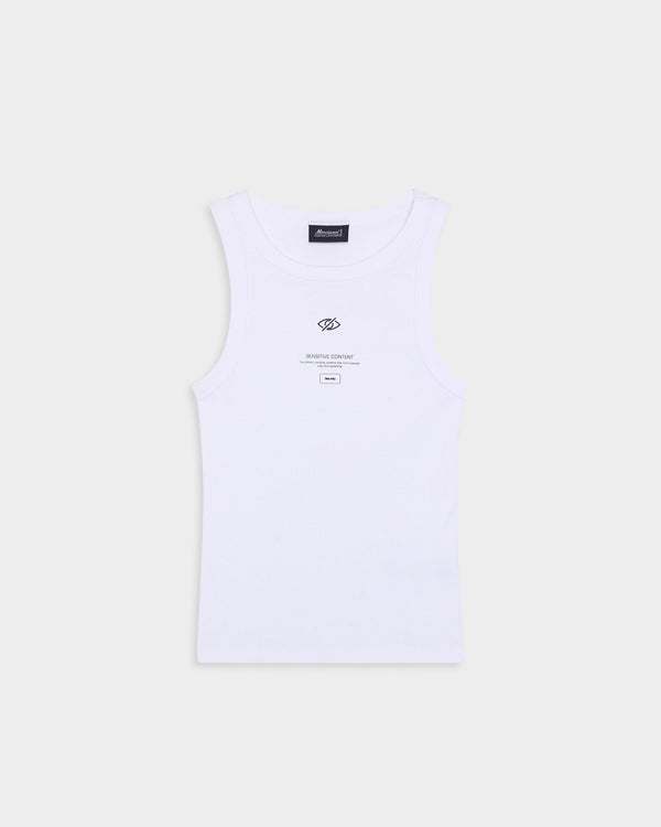 SENSITIVE WHITE TANK TOP - CAMISETAS - Morrison Shoes