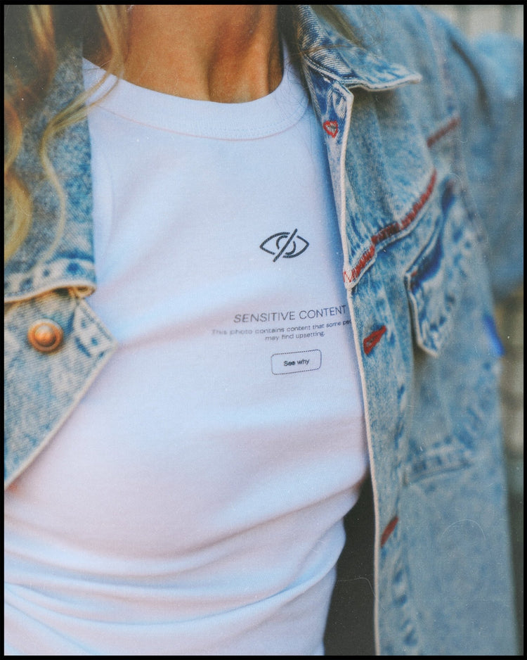 SENSITIVE WHITE TANK TOP - CAMISETAS - Morrison Shoes