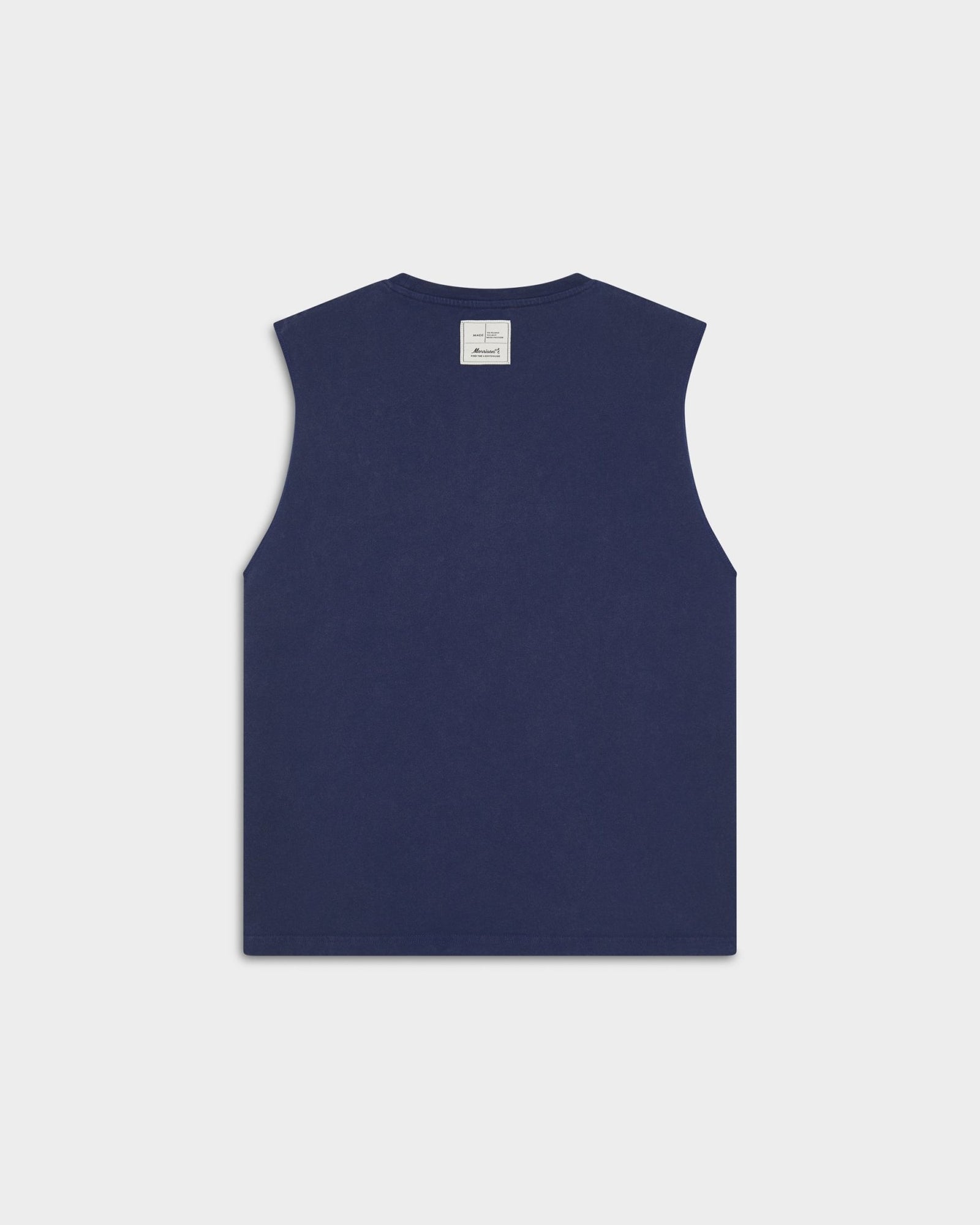 SKY NAVY BOXY TANK TOP - CAMISETAS - Morrison Shoes