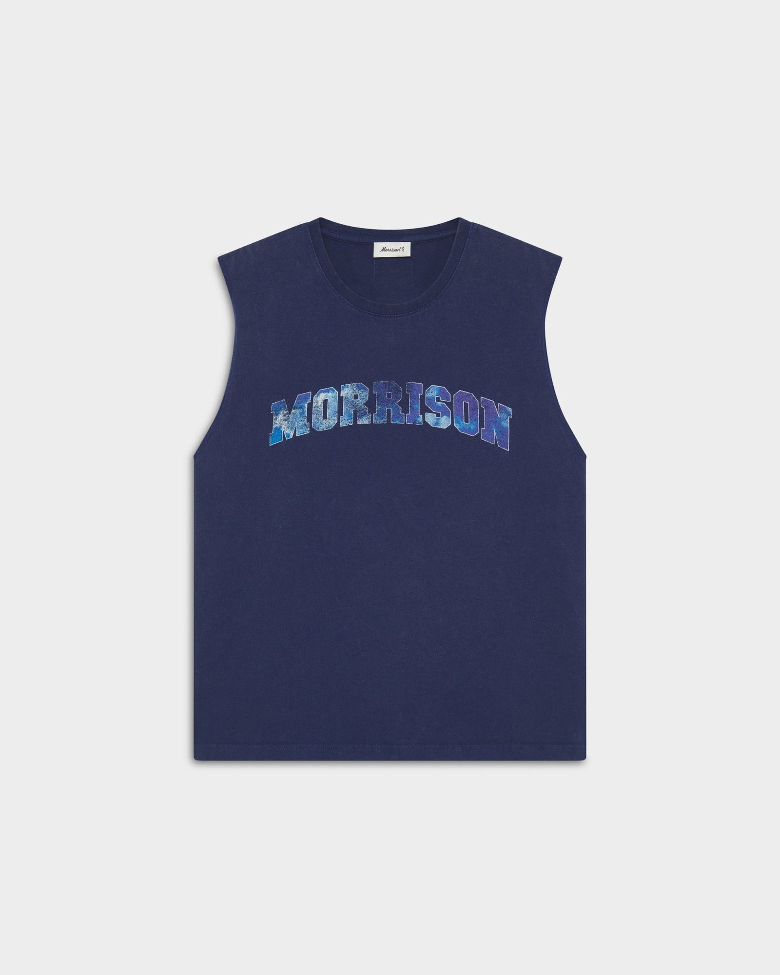 SKY NAVY BOXY TANK TOP - CAMISETAS - Morrison Shoes