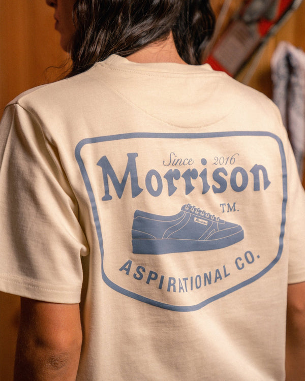 Stamp Cream Tee - CAMISETA - Morrison Shoes