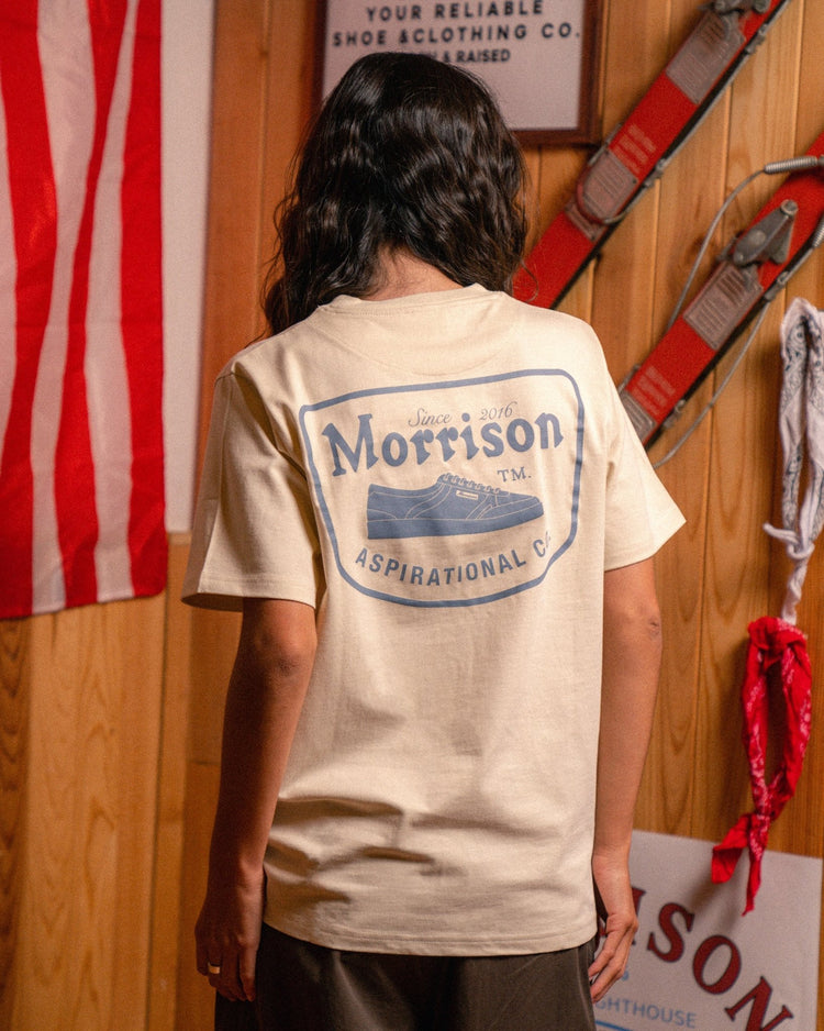 Stamp Cream Tee - CAMISETA - Morrison Shoes