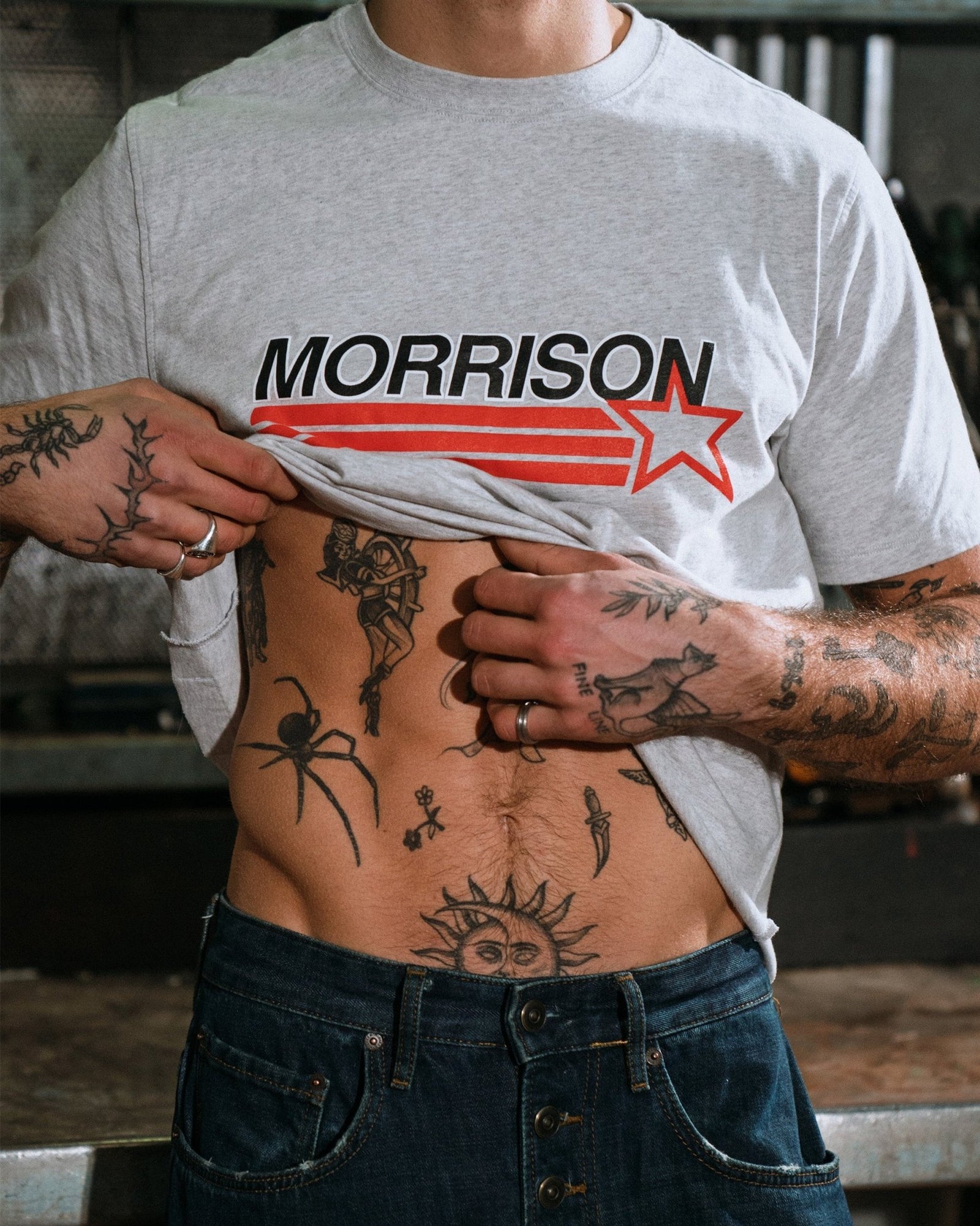STAR GREY REGULAR TEE - CAMISETAS - Morrison Shoes