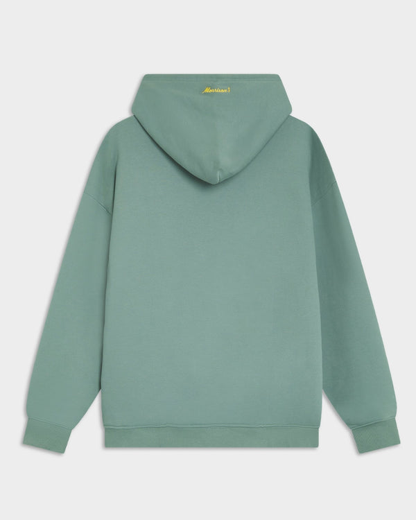 Sticker green hoodie - SUDADERAS - Morrison Shoes
