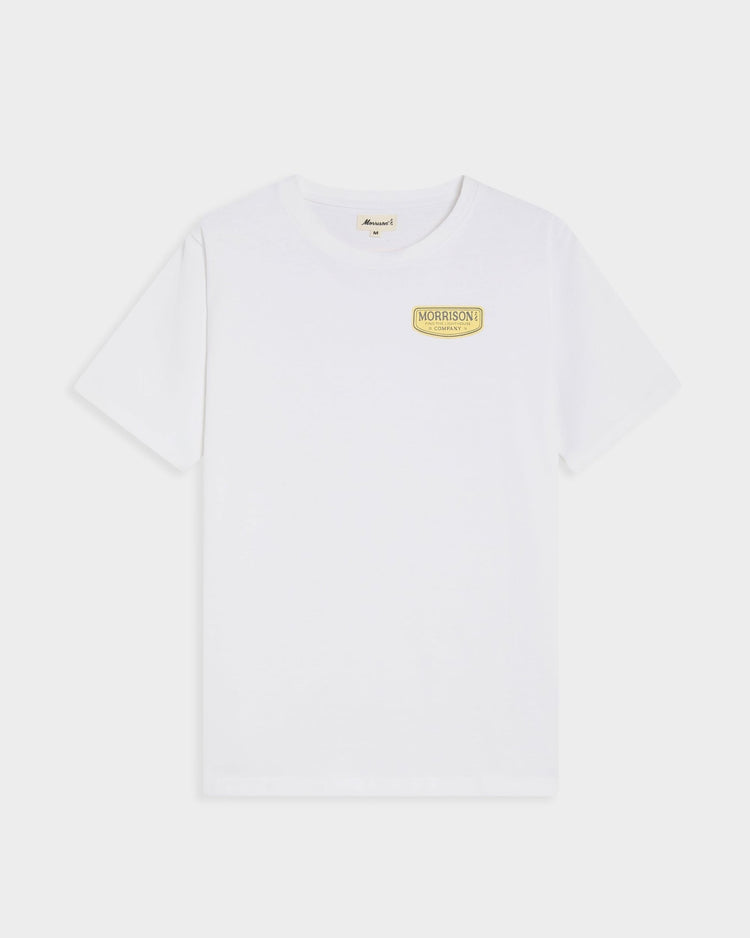Sticker White Tee - CAMISETA - Morrison Shoes