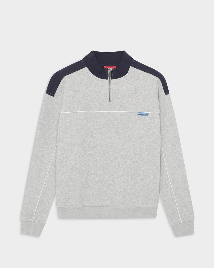 STONE MIX HALF ZIP