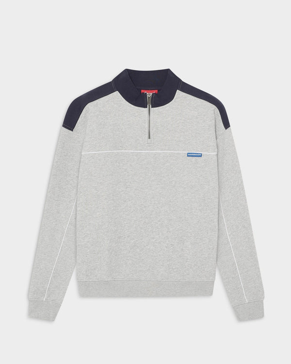 STONE MIX HALF ZIP - SUDADERAS - Morrison Shoes
