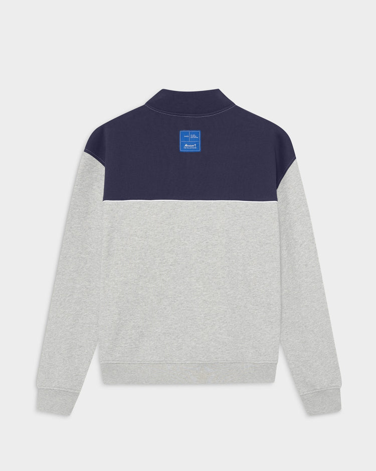 STONE MIX HALF ZIP