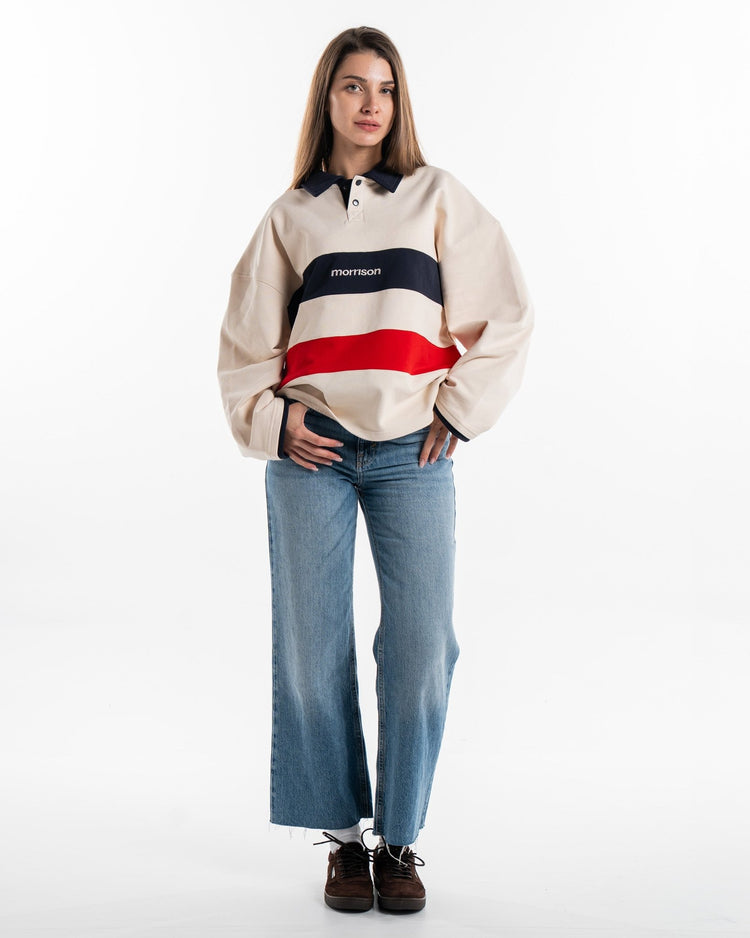 STRIPE LS POLO - SUDADERAS - Morrison Shoes [woman]