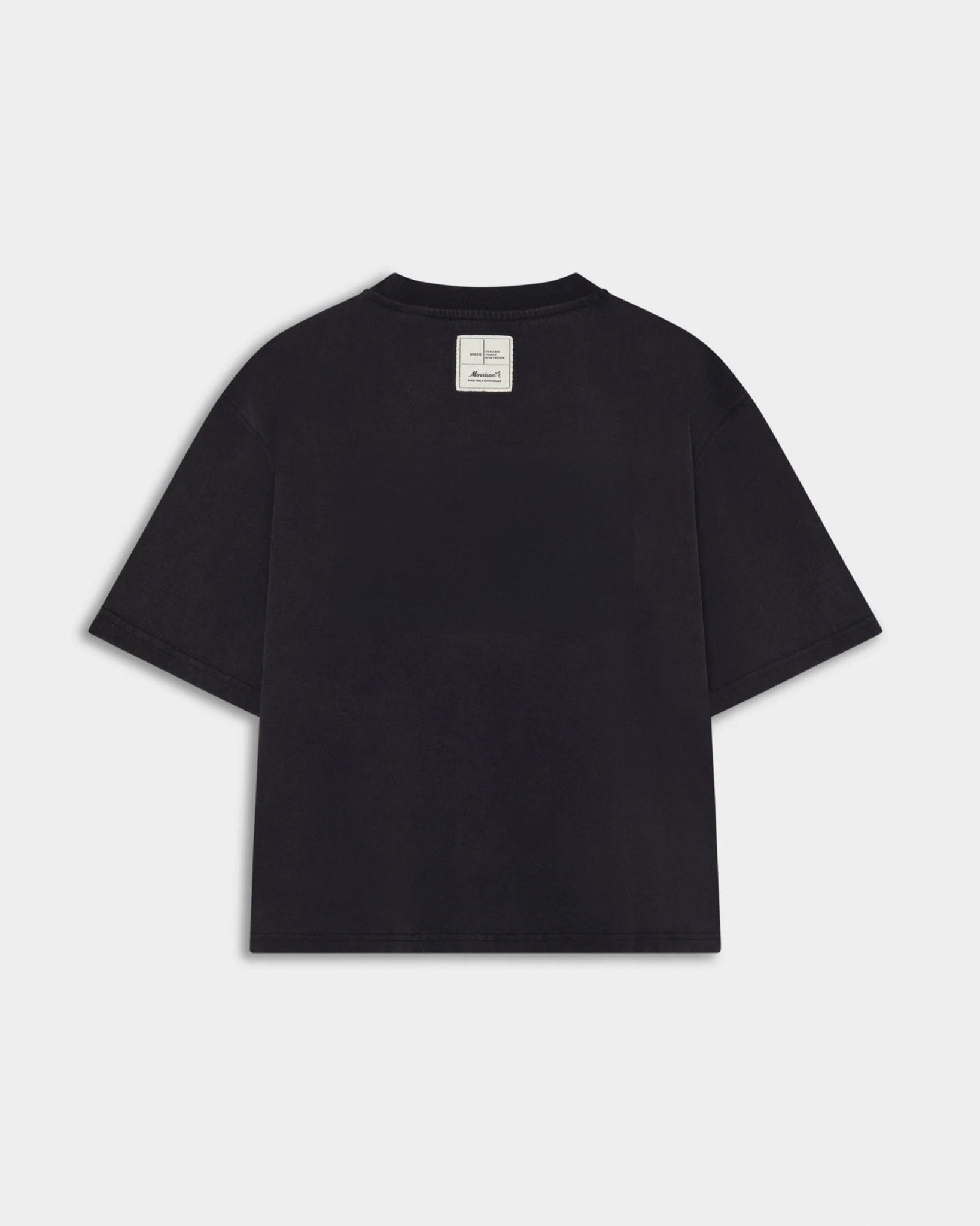 Sun Black Boxy Tee | Morrison – Morrison Shoes