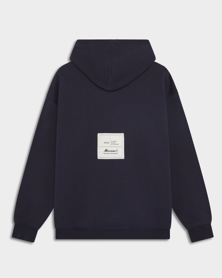 SUN NAVY BOXY HOODIE - SUDADERAS - Morrison Shoes