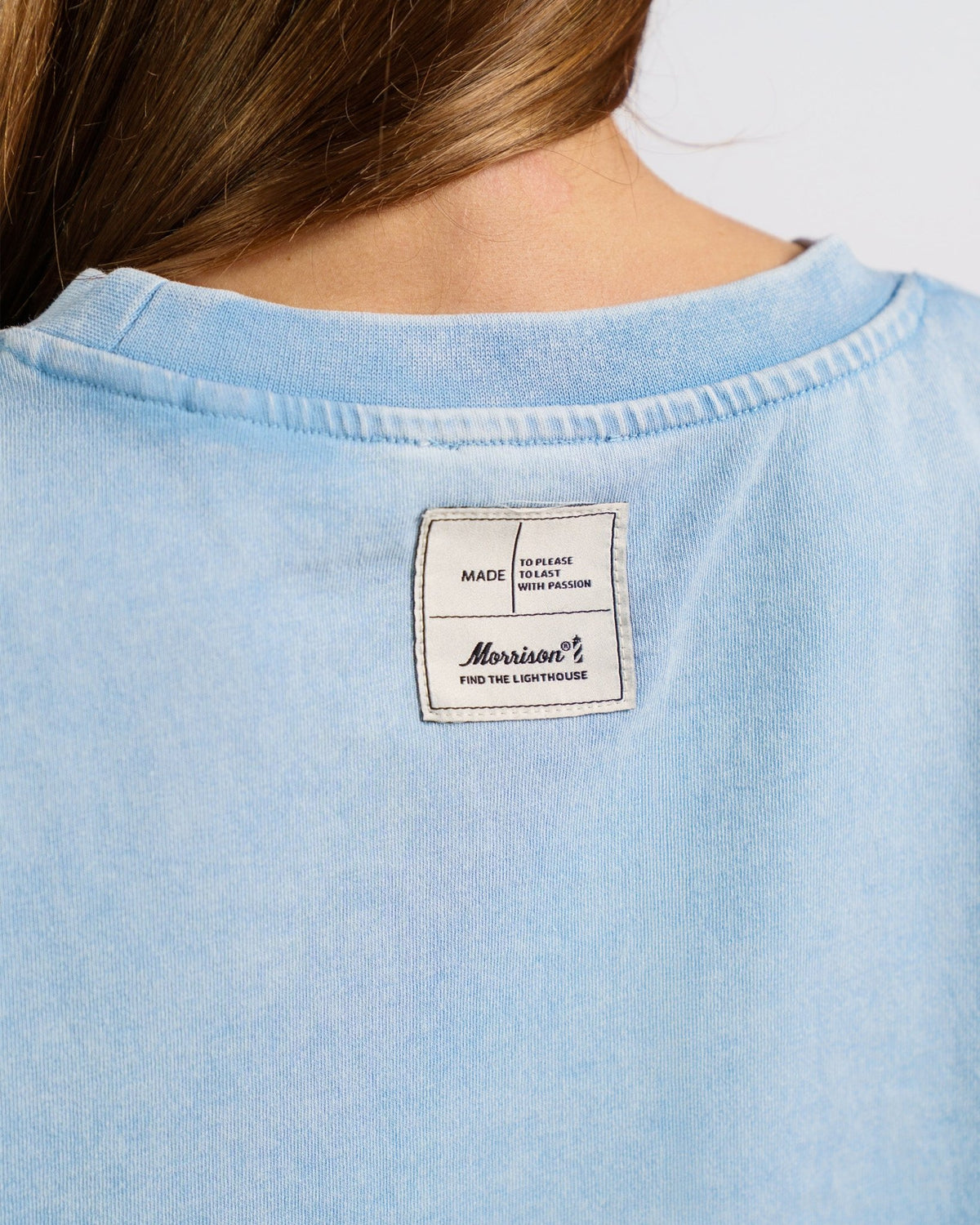 SUNSET BLUE BOXY TEE - CAMISETAS - Morrison Shoes [woman]
