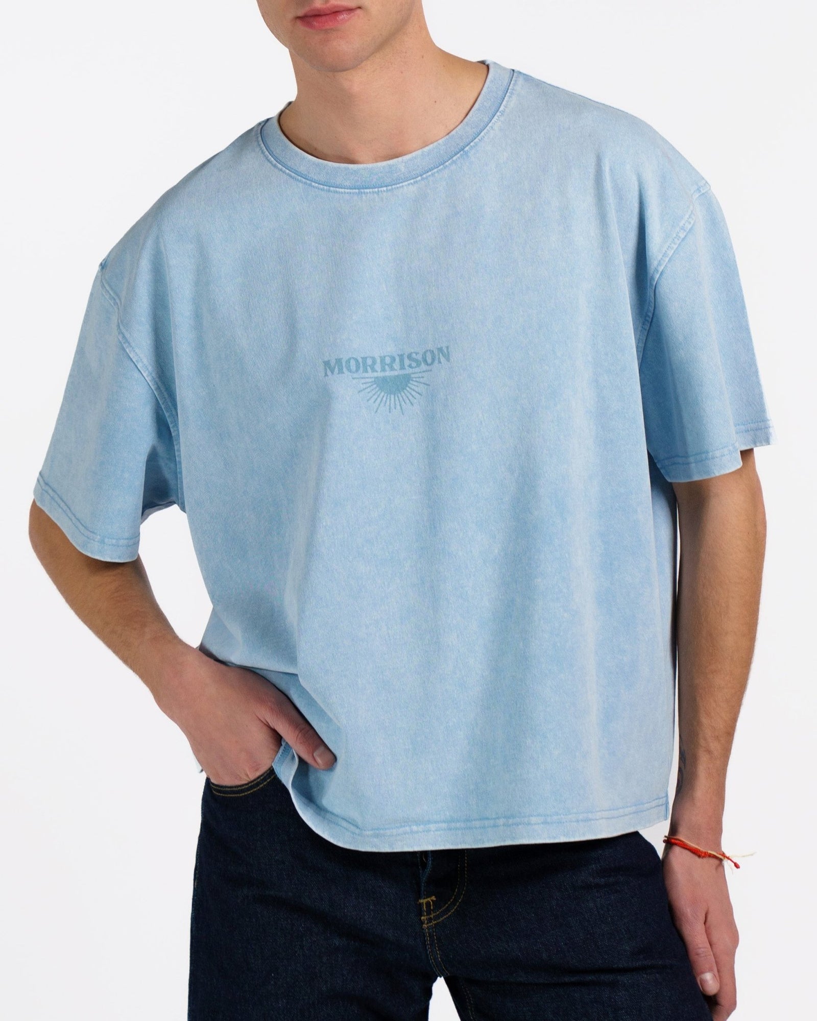 SUNSET BLUE BOXY TEE - CAMISETAS - Morrison Shoes