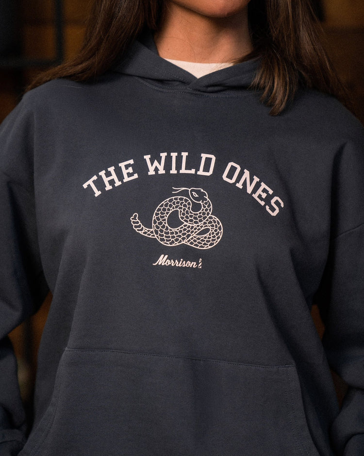 Wild black hoodie - SUDADERAS - Morrison Shoes