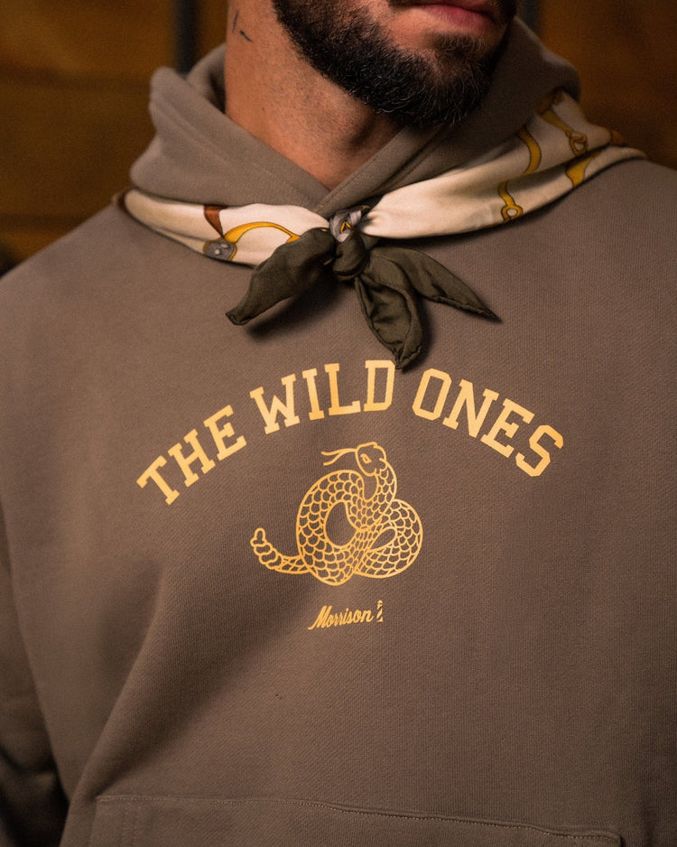Wild brown hoodie - SUDADERAS - Morrison Shoes