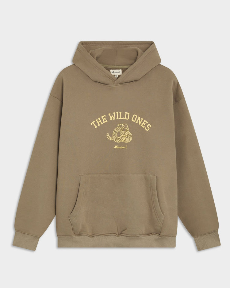 Wild brown hoodie - SUDADERAS - Morrison Shoes