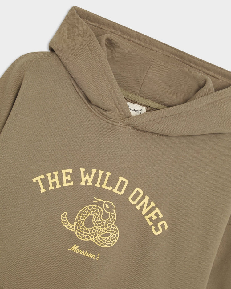 Wild brown hoodie - SUDADERAS - Morrison Shoes