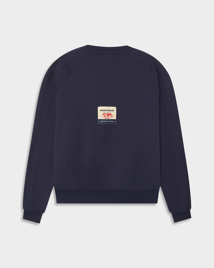 WORLD BLUE LOOSE SWEAT - JERSÉIS - Morrison Shoes