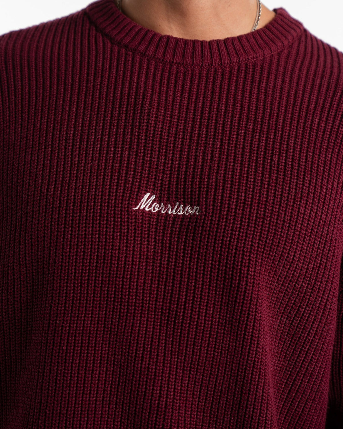 WORLD BURGUNDY KNIT - JERSÉIS - Morrison Shoes