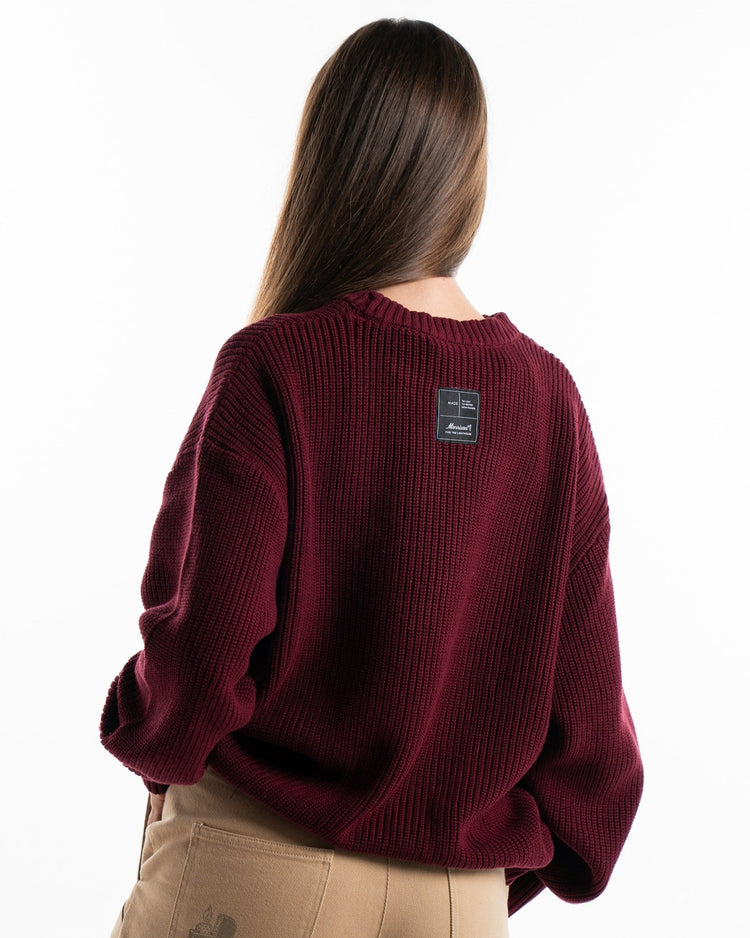 WORLD BURGUNDY KNIT - JERSÉIS - Morrison Shoes